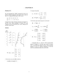 Chapter 15 Homework Determine The Natural Modes