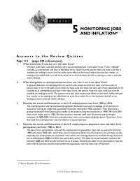 Economics Chapter 5 Homework The Quality Change Bias That Increases The