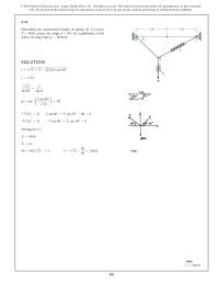 Mechanical Engineering Chapter 3 Homework The street-lights at A and B are suspended
