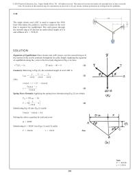 Mechanical Engineering Chapter 3 Homework We can express each of the forces on the free-body