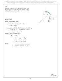 Mechanical Engineering Chapter 4 Homework The figure shows F and MO in an arbitrary position