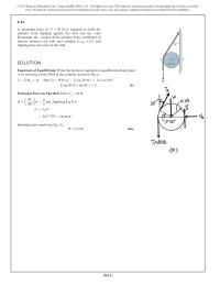Mechanical Engineering Chapter 8 Homework If slipping does not occur at the wall, determine