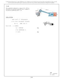 Mechanical Engineering Chapter 11 Homework The crankshaft is subjected to a torque of M = 50 N