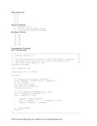 Chapter 4 Homework The Radian Column Starts 00 And Increments