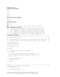 Chapter 6 Homework This Program Calls Function That Detects And
