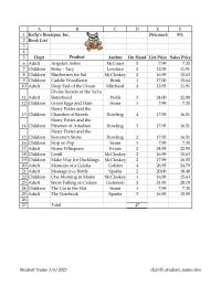 Accounting Chapter 2 Kelly’s Boutique Inc Book List Dept Adult