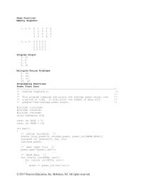 Chapter 8 Homework It also print the number of days with