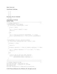 Chapter 10 Homework Problems Binary Trees Program 8 Num leaf nodes
