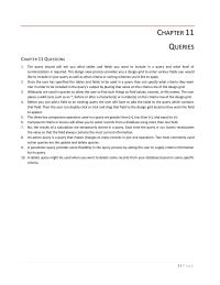 Accounting Chapter 11 Wildcards Are Used Queries Allow The User