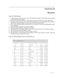 Accounting Chapter 13 Count Function Used Count Records Report Count