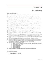 Accounting Chapter 20 The Reports Wizards Asks Questions What Fields