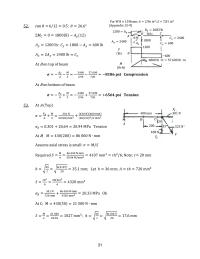 Design Chapter 3 Homework Figure P376 Lug Joints Curved Beams
