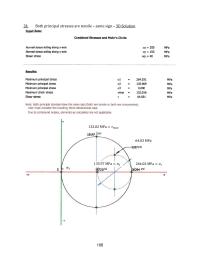 Design Chapter 4 Homework Both principal stresses are compressive