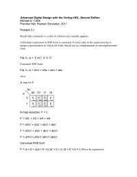 Chapter 2 Boolean expression in SOP form is canonical&nbsp;