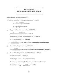 Design Chapter 11 Homework Too High For Any Spline Table Use