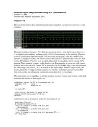 Chapter 7 The First Increment Count Occurs After Four
