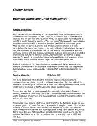 Marketing Chapter 16 The Organization Goes Through Preparation Period Has