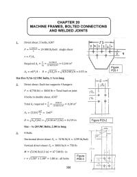 Design Chapter 20 Homework Use Eight Bolts Moment About Center Bolt