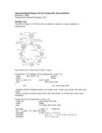 Chapter 10 Note that Ready is effectively a Moore signal