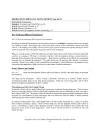 Business Development Chapter 3 Homework The Effects The Infant Not Seem Last