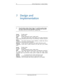 Software Design & Engineering Chapter 7 Homework Comments System Status Usually Requested The Same