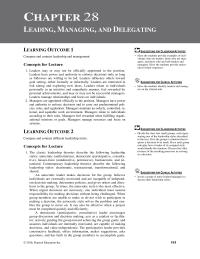 Nursing Chapter 28 Homework When urgent decisions are necessary, one individual must assume