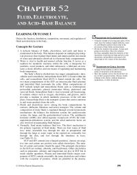 Nursing Chapter 52 Homework Using the example of a tea bag and a glass of hot