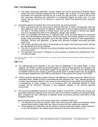 Accounting Chapter 1 Rule 203 The Code Professional Ethics Requires