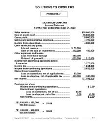 Accounting Chapter 4 Income from continuing operations before