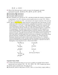 Chemistry Chapter 10 Homework All Values Are Taken From Table 102