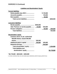 Accounting Chapter 5 Net cash provided by operating activities