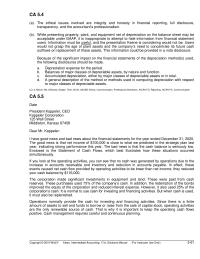 Accounting Chapter 5 The ethical issues involved are integrity and honesty