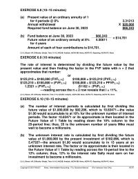 Accounting Chapter 6 The recommended method of payment would be the