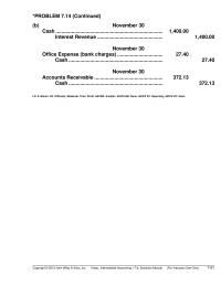Accounting Chapter 7 The note can be considered to be impaired only