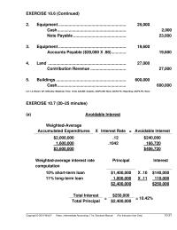 Accounting Chapter 10 Discount Notes Payable Cash Depreciation