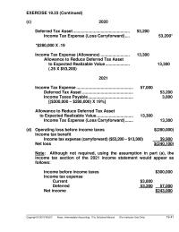 Accounting Chapter 19 Pretax Financial Income Nondeductible Expense Subtotal Taxable
