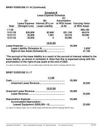 Accounting Chapter 21&nbsp;Note that this is expensed along with the&nbsp;amortization