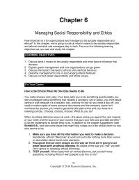 Management Chapter 6 Homework Answers May Indicate Whether They Believe The
