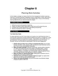 Management Chapter 8 Homework Describe These Plans Terms Being A Strategic