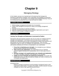 Management Chapter 9 Homework Both Renewal Strategies Retrenchment And Turnaround address Organizational