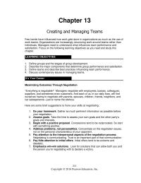 Management Chapter 13 Homework Effective Communication And Controlled Conflict Are Most