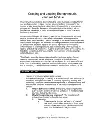 Management Chapter 9a Homework The Continuing Importance Innovation Organizations Must Continually