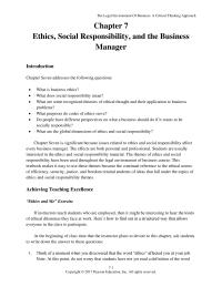 Environmental Engineering Chapter 7 Homework Robert Krikorian Believes The Managerial Theory Social
