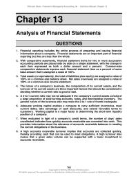Accounting Chapter 13 When evaluated in light of a company’s credit