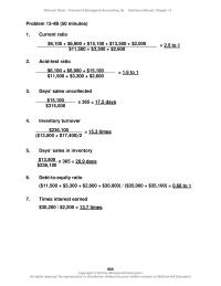 Accounting Chapter 13&nbsp;Fargo and Ball have nearly equal current&nbsp;ratios
