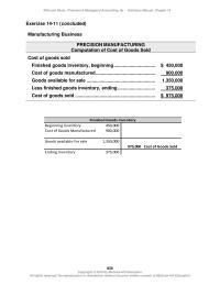 Accounting Chapter 14 Discontinued working with some factories