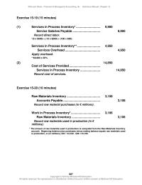 Accounting Chapter 15 Beginning balance plus purchases minus ending