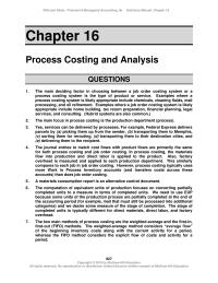 Accounting Chapter 16&nbsp;The journal entries to match cost flows