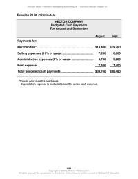 Accounting Chapter 20 This Common Problem For Management When Introducing