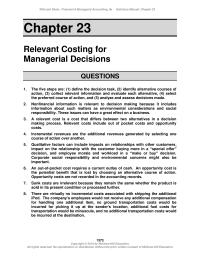 Accounting Chapter 23 Qualitative factors can include impacts on&nbsp;